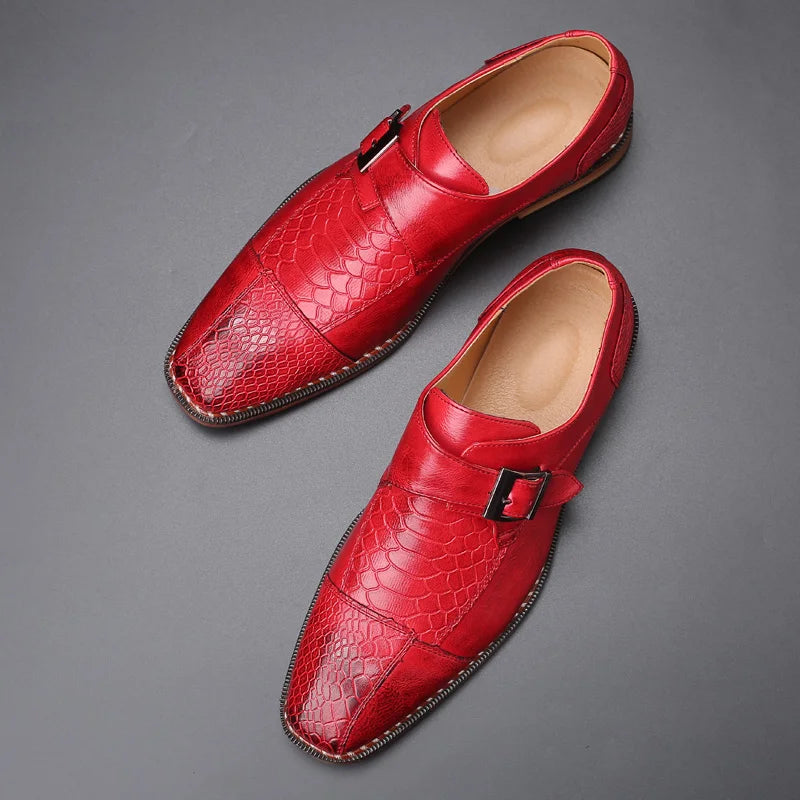 Harrison Buckle Detail Oxford Shoes