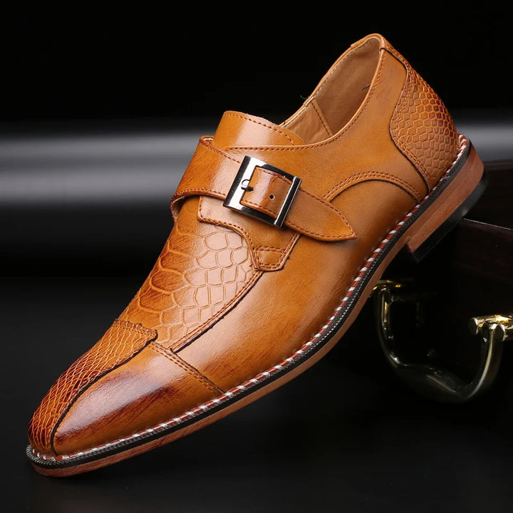 Harrison Buckle Detail Oxford Shoes