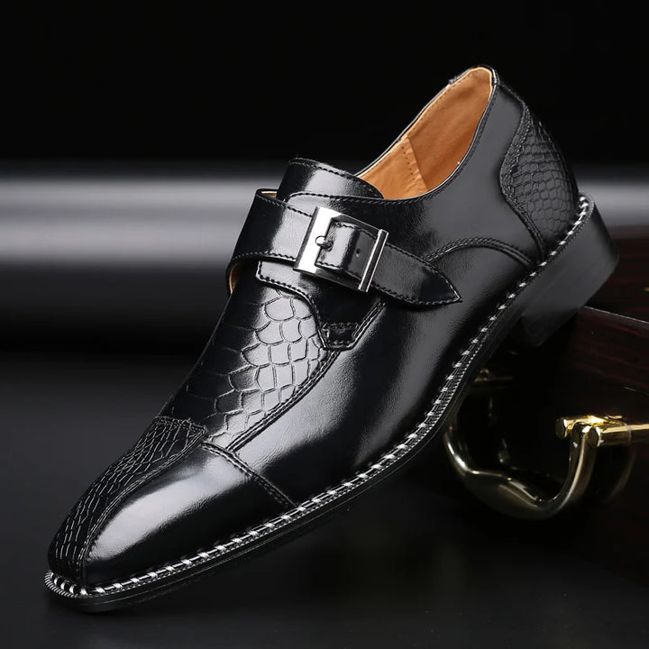 Harrison Buckle Detail Oxford Shoes
