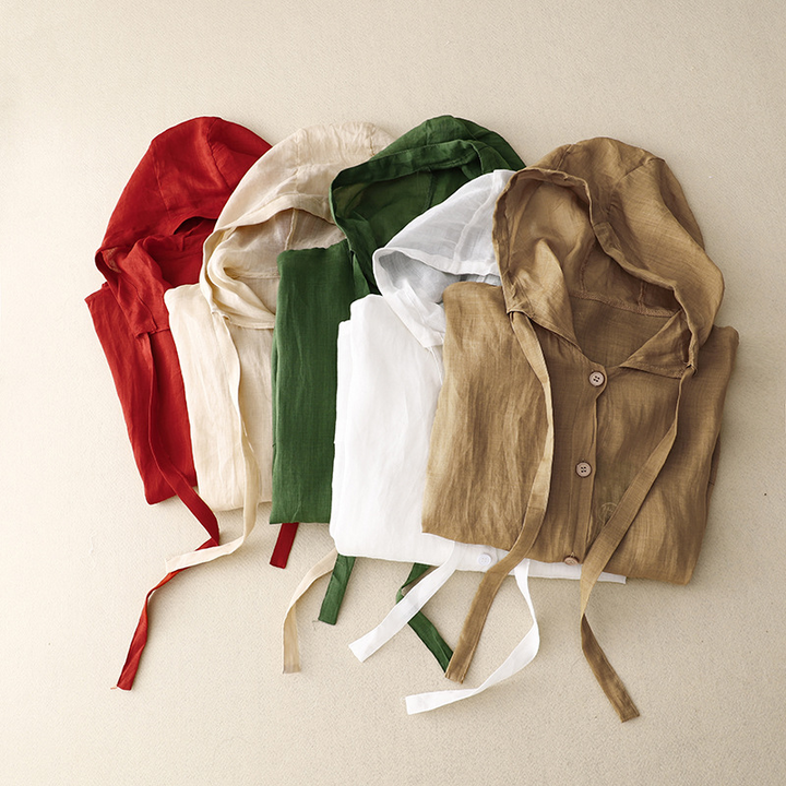 Madina Taylor Linen Hoodie