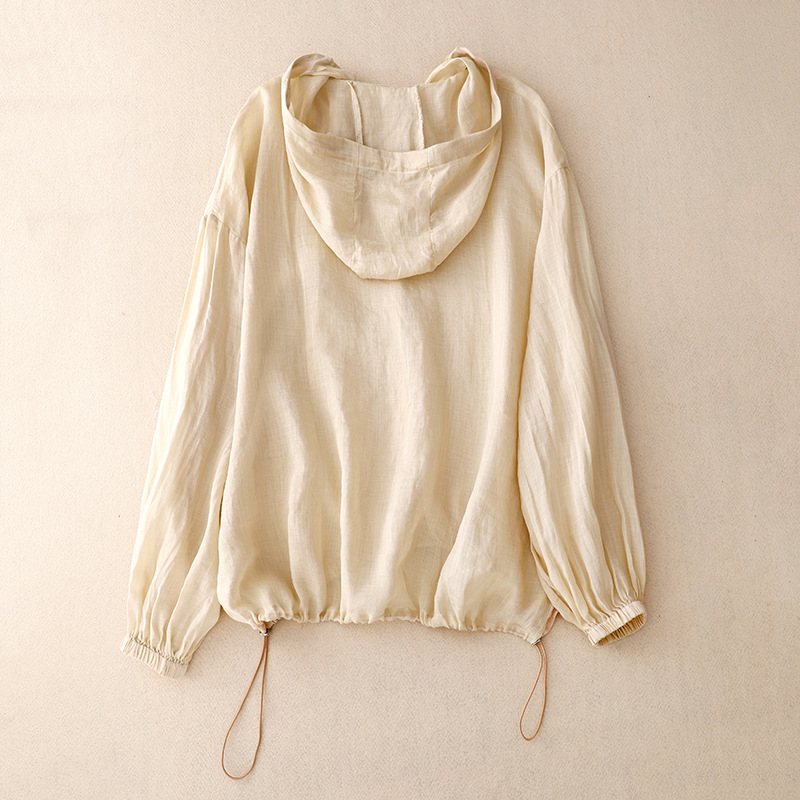 Madina Taylor Linen Hoodie