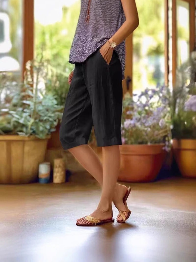 Maebelle Knee Length Summer Shorts