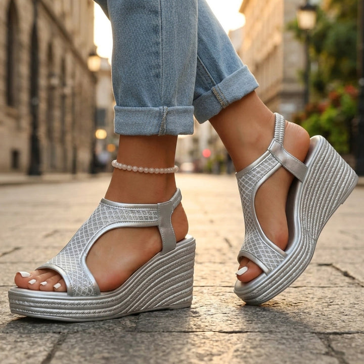 Paisley Supportive Wedge Sandals