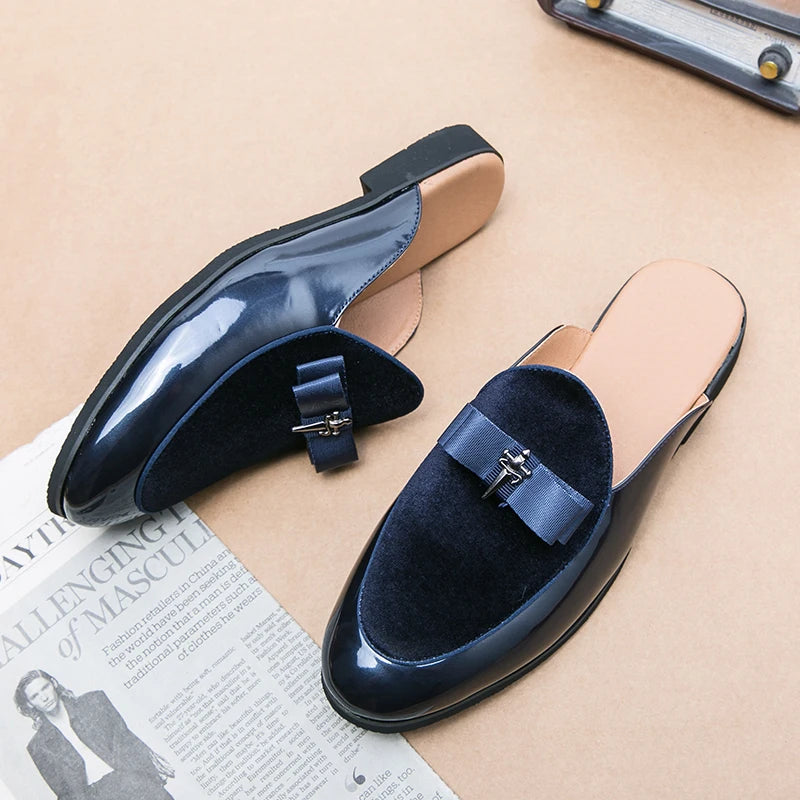 Bennett Comfortable Leather Mule Loafers