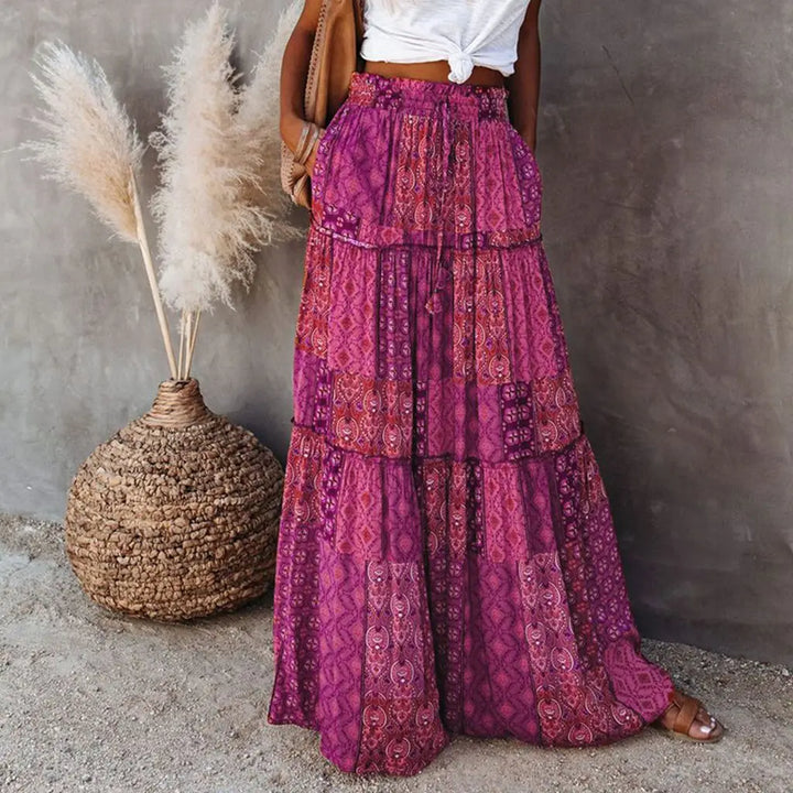 Briana Bohemian Pocket Skirt
