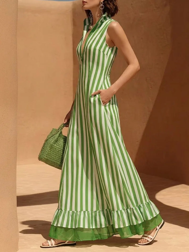 Juliette Striped Maxi Dress
