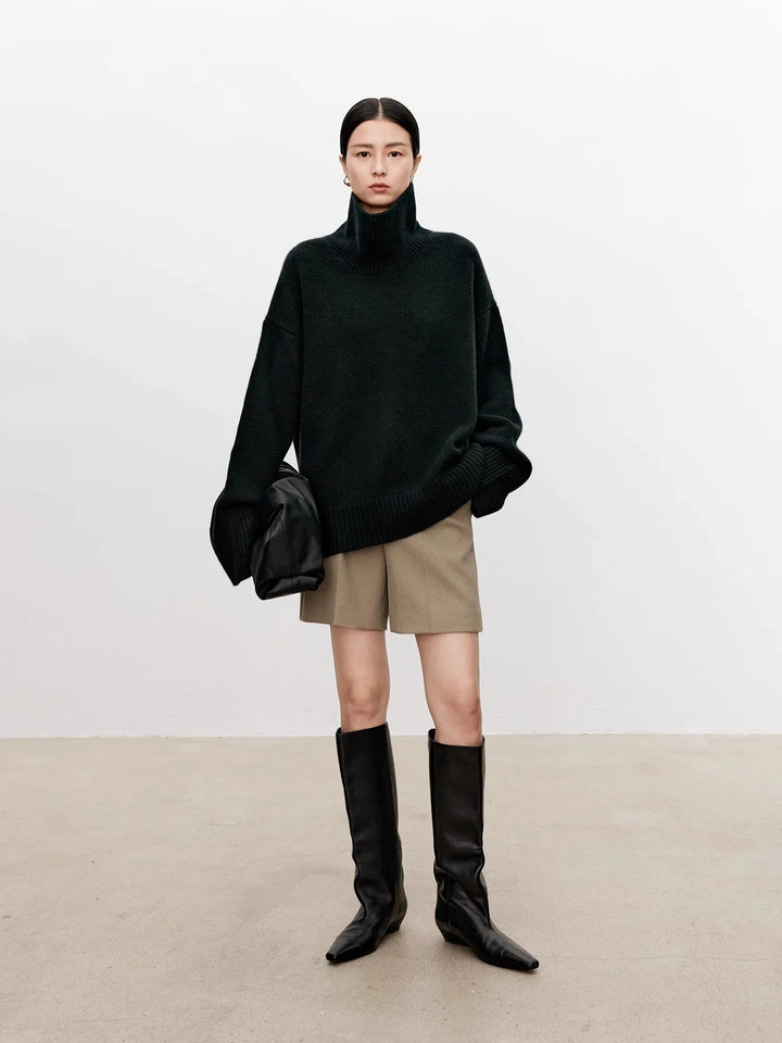 Guinevere Turtleneck Cashmere Pullover