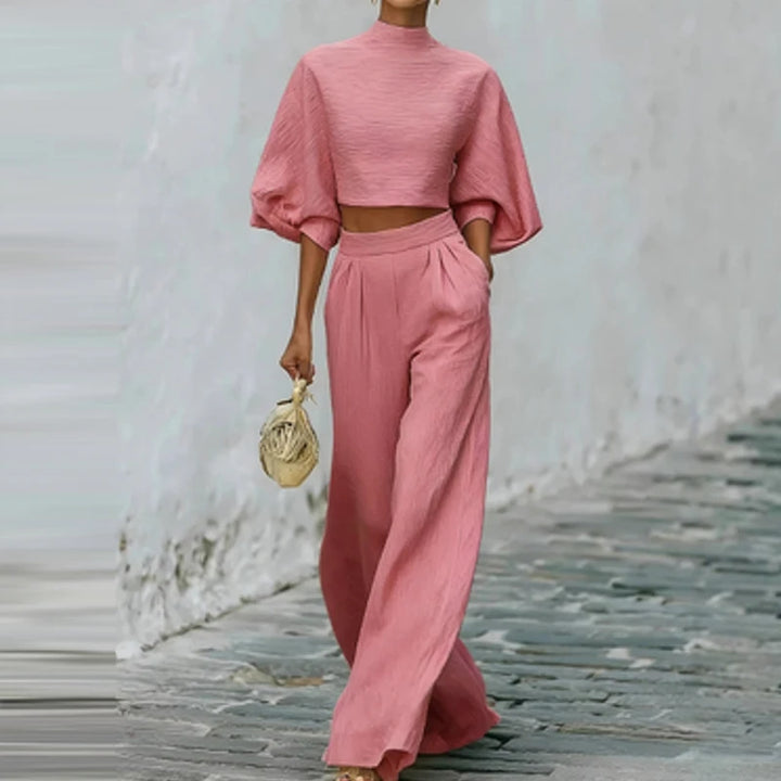 Erica Wide Leg Trouser Set