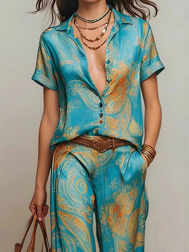 Cressida Bohemian Paisley Matching Set