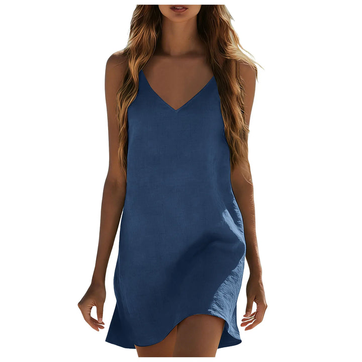 Taliyah Cotton Linen Mini Dress