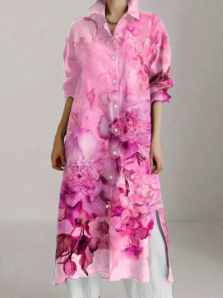 Lena Floral Print Maxi Dress
