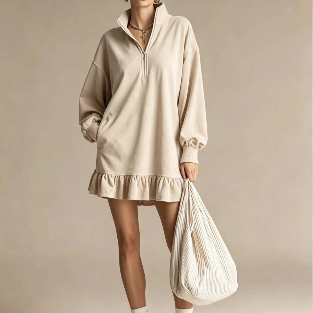 Sienna Ruffle Hem Mini Dress