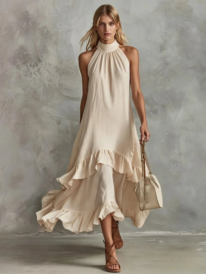 Dorothy Elegant Ruffle Wedding Guest Dress