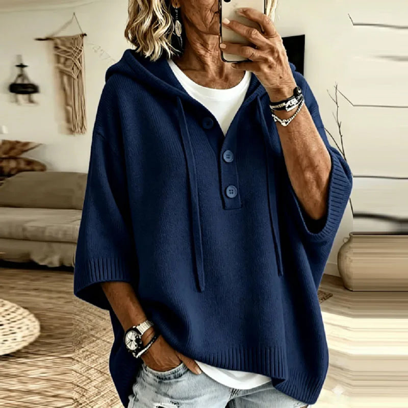 Aveline Hooded Knit Pullover