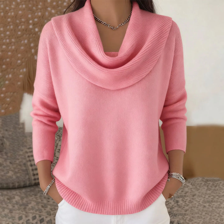 Lorelei Cowl Neck Knit Sweater