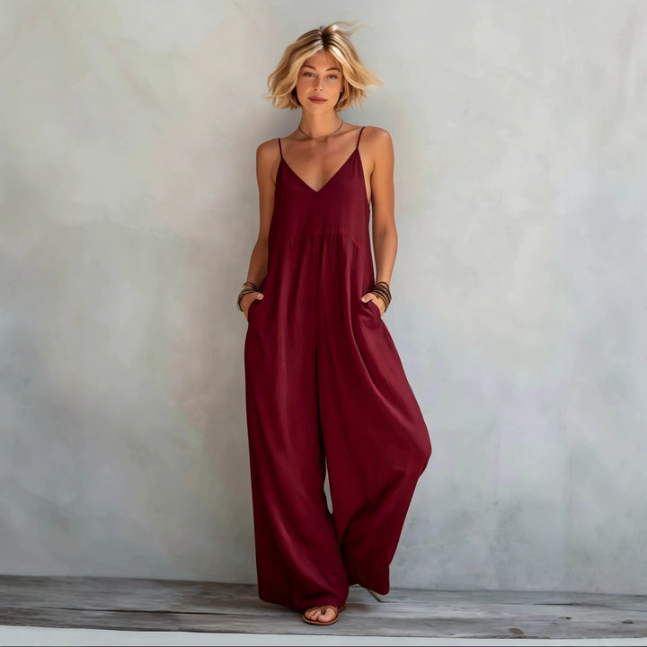 Elara Pocket Wide Leg Jumpsuit