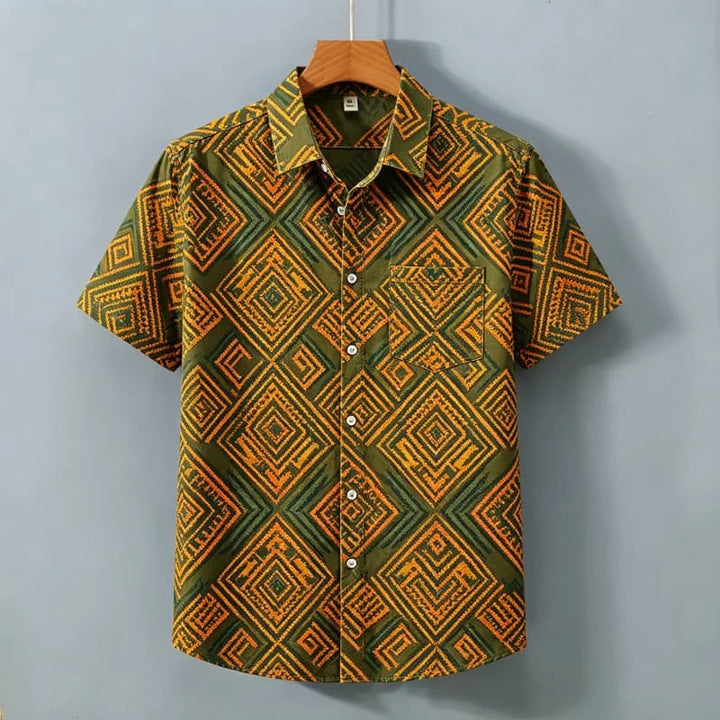 Jacob Tribal Print Shirt