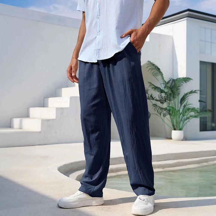 Callum Relaxed Linen Trousers