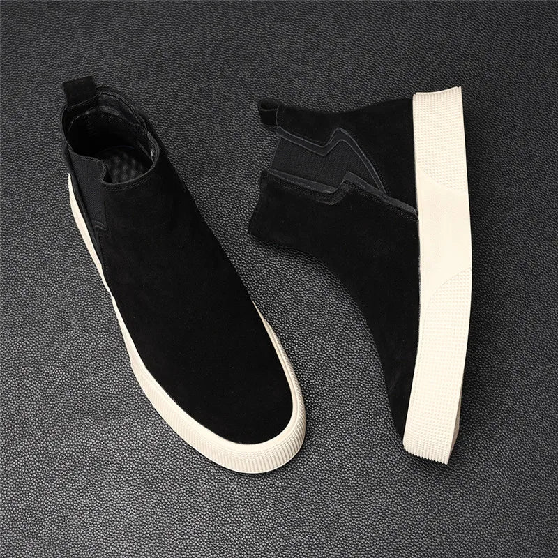 Weston Pull On Suede Sneakers