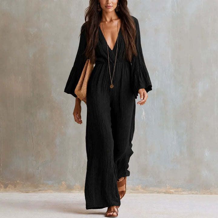 Selah Boho Wide Leg Jumpsuit