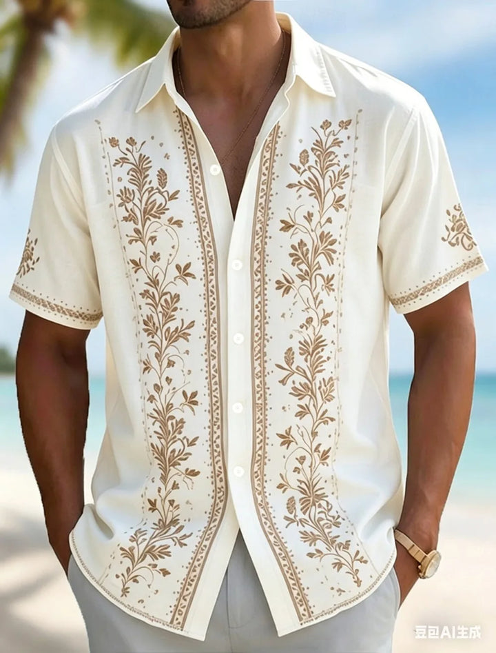Declan Embroidered Vacation Shirt