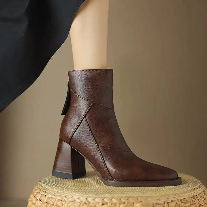 Meredith Leather Ankle Boots