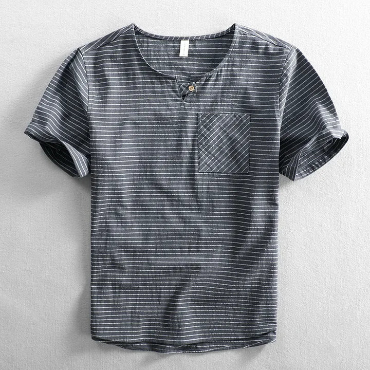 Hafford Cotton Stripe Tee Shirt