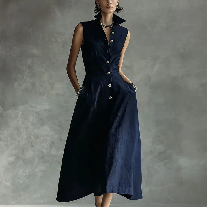 Tara Sophisticated Shirt Maxi Dress