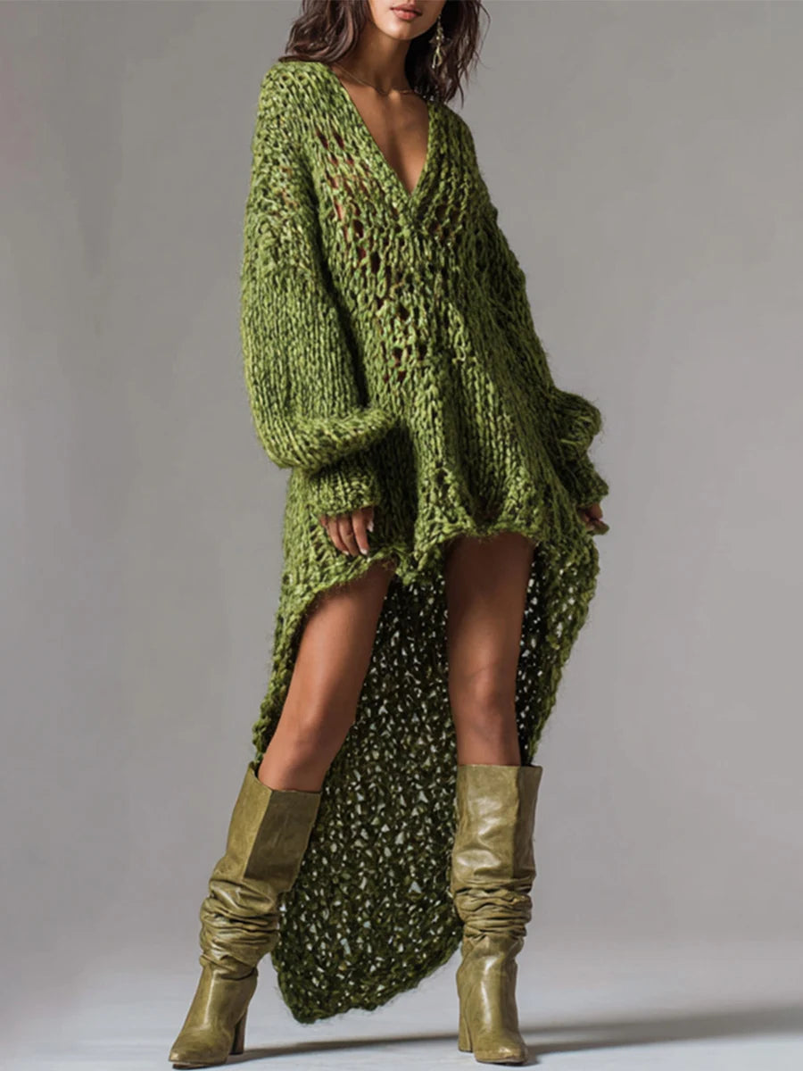 Colette Open Knit Loose Dress