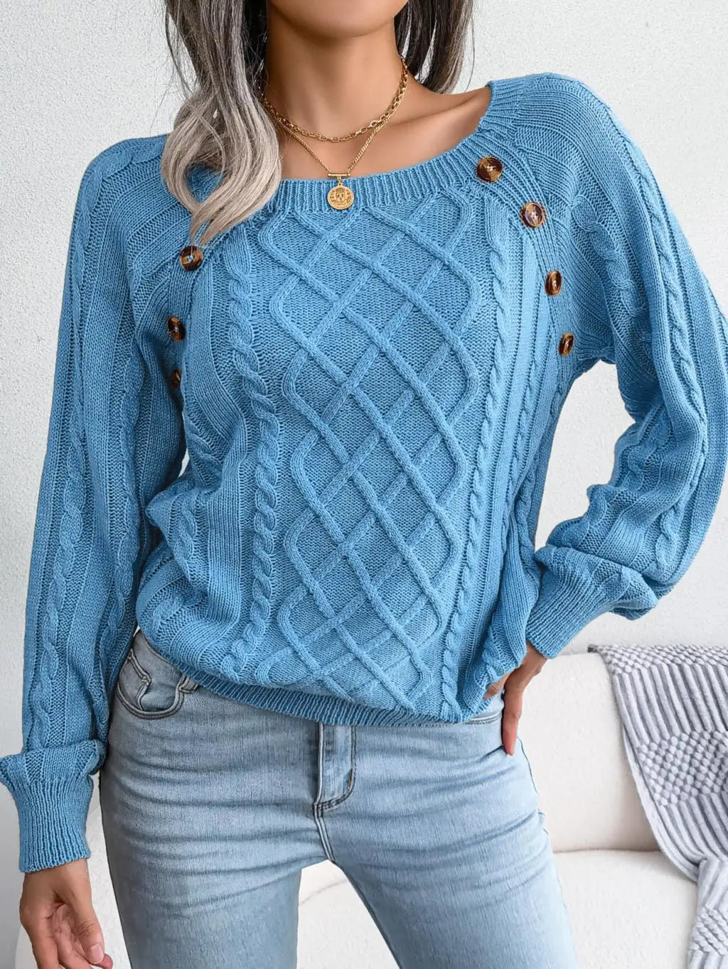 Briony Square Neck Sweater