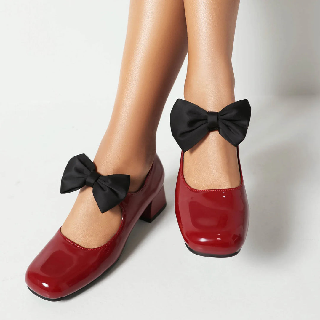 Maribel Bow Mary Jane Pumps
