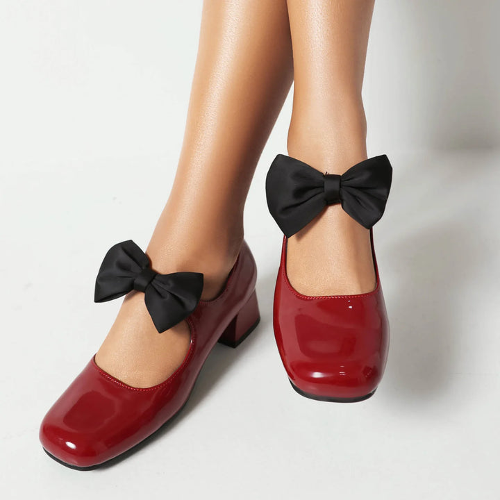 Maribel Bow Mary Jane Pumps
