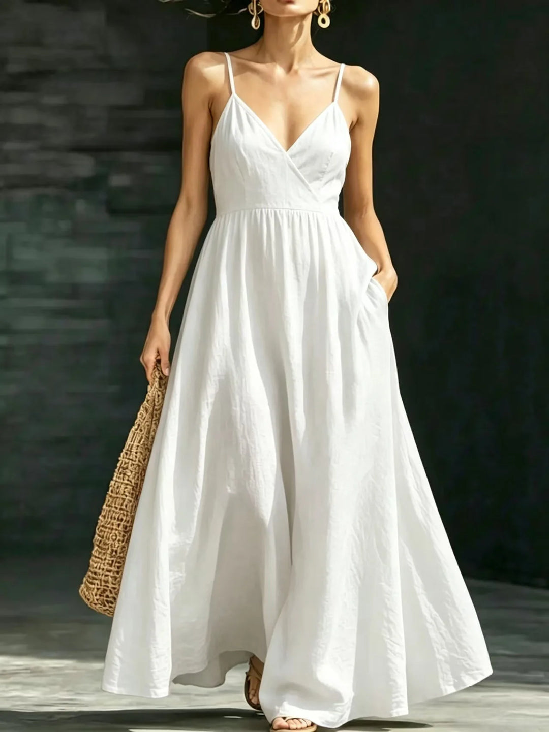 Isabelle Elegant Flowy Maxi Dress