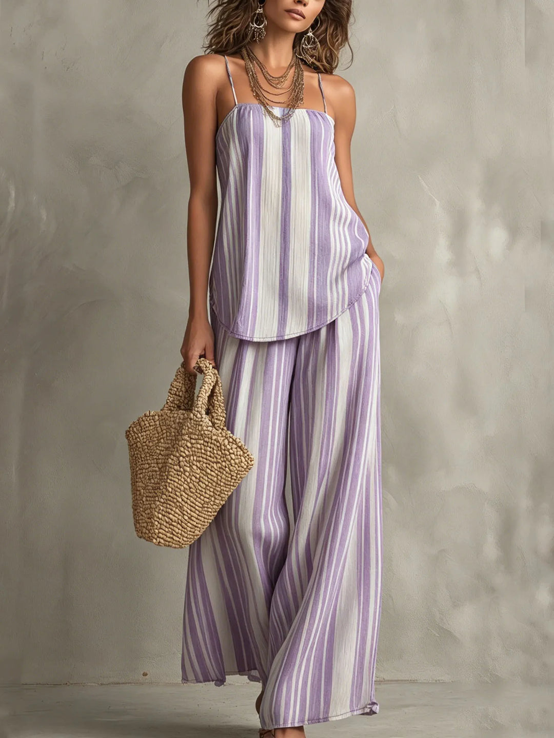 Marielle Striped Matching Set
