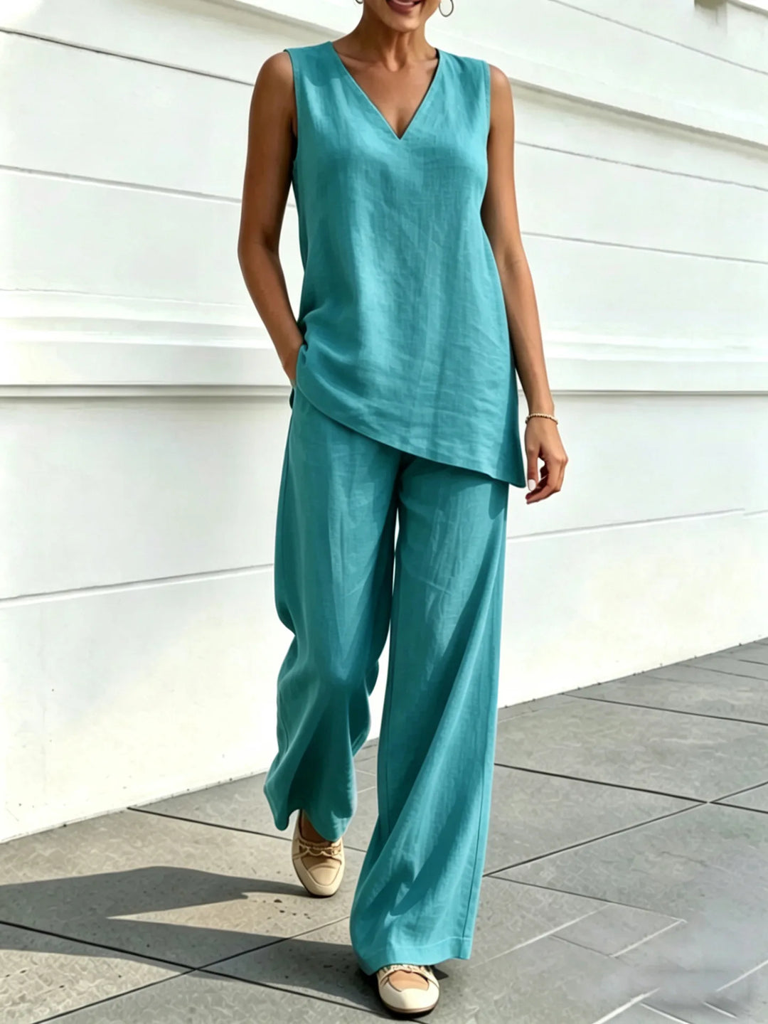 Elina Relaxed Fit Two Piece Set