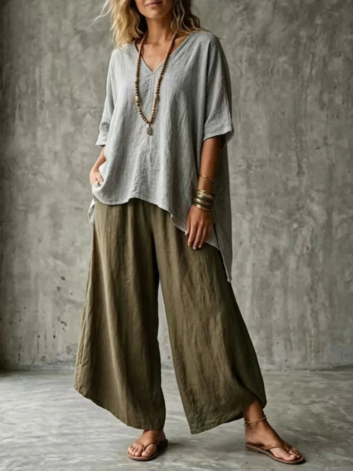 Noelle Linen Blend Co-Ord Set