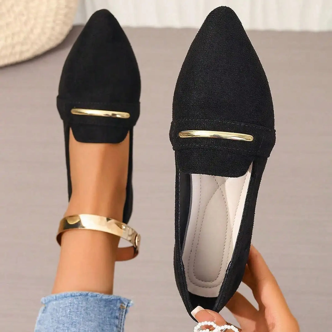 Amber Orthopedic Pointed Loafers