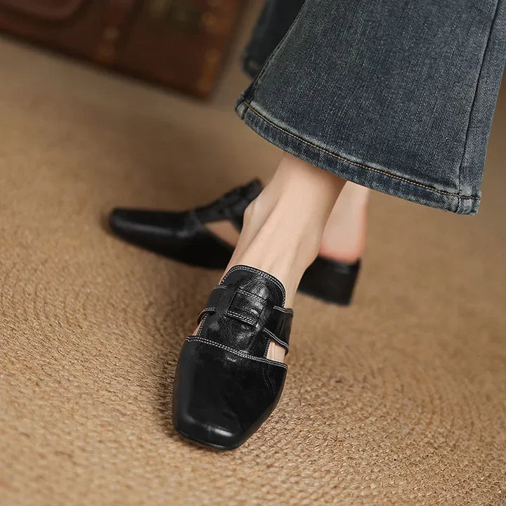 Celeste Genuine Leather Mules