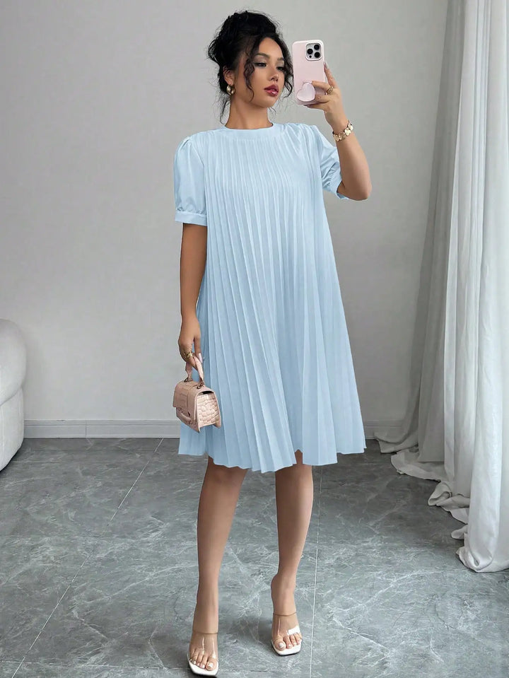 Emmeline Pleated Midi Dress