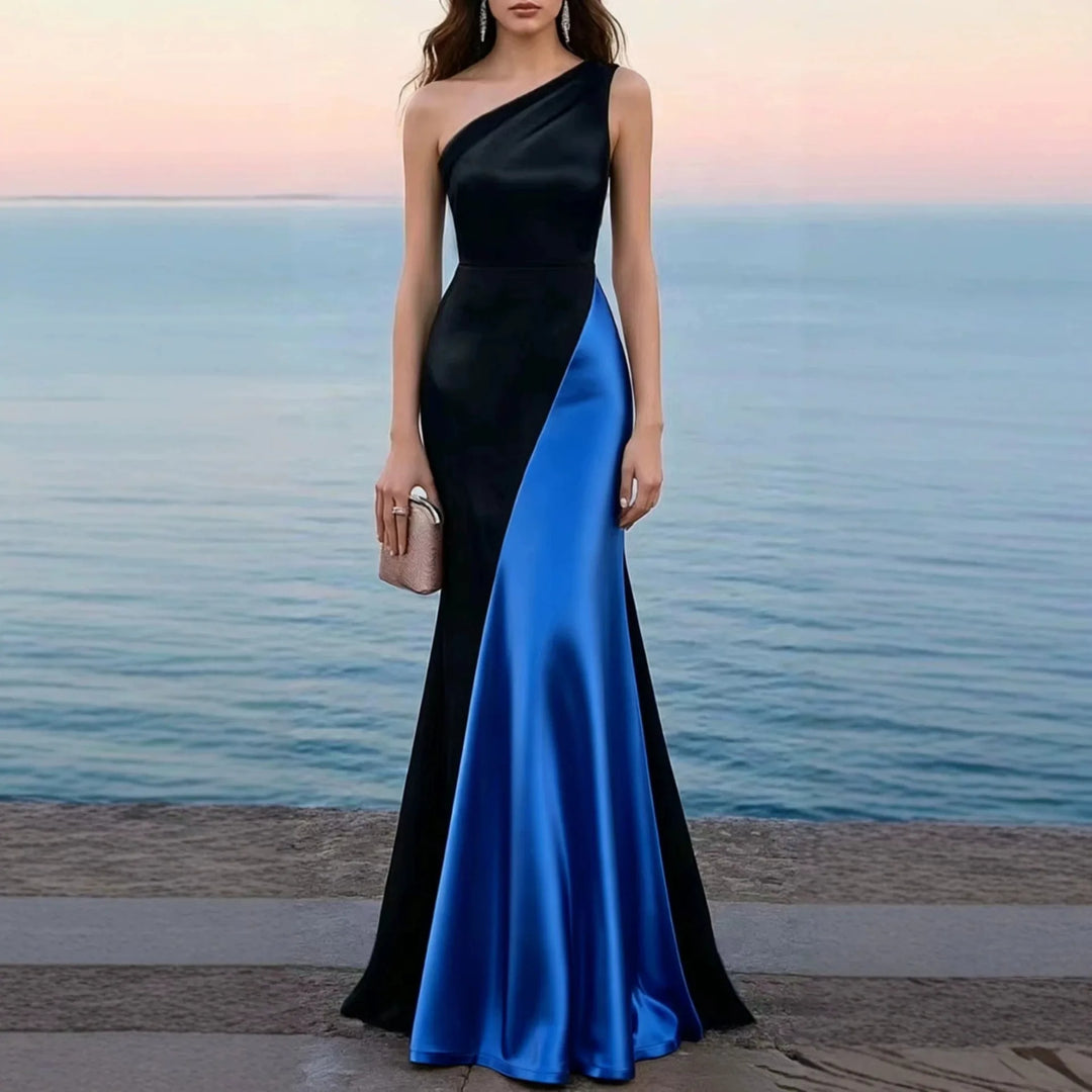 Monroe Satin Wedding Guest Dress