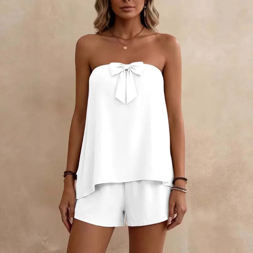 Noelle Strapless Summer Co-Ord Set