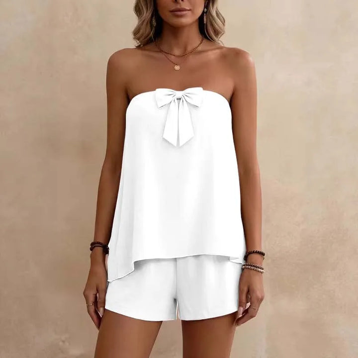 Noelle Strapless Summer Co-Ord Set