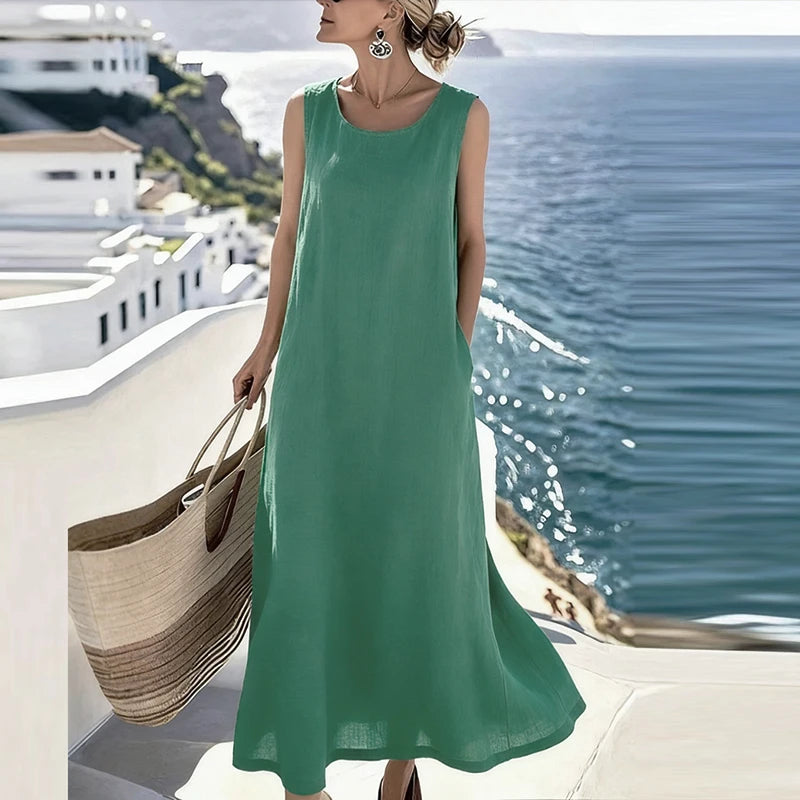 Kendall Elegant Sleeveless Maxi Dress