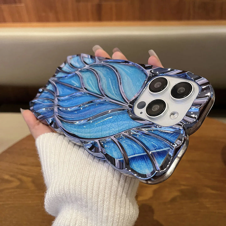Aurora 3D Leaf Protective iPhone Case