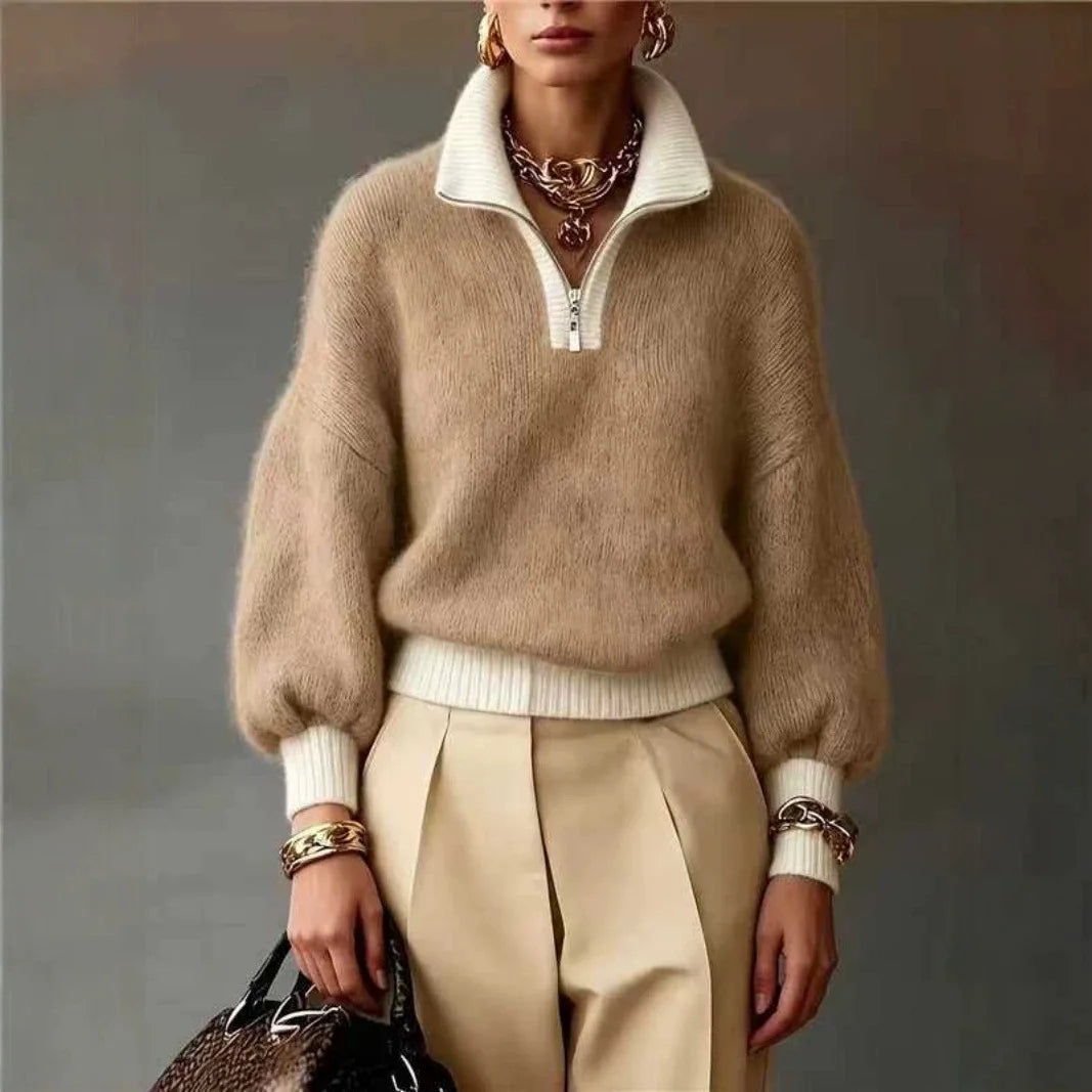 Clara Soft Brushed Knit Sweater
