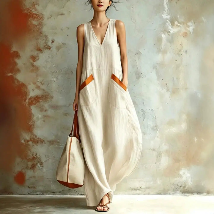Clara Relaxed A Line Summer Maxi Dress