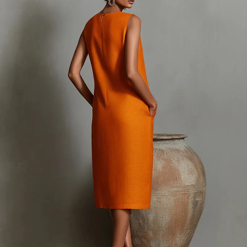 Elodie Casual Relaxed Midi Dress