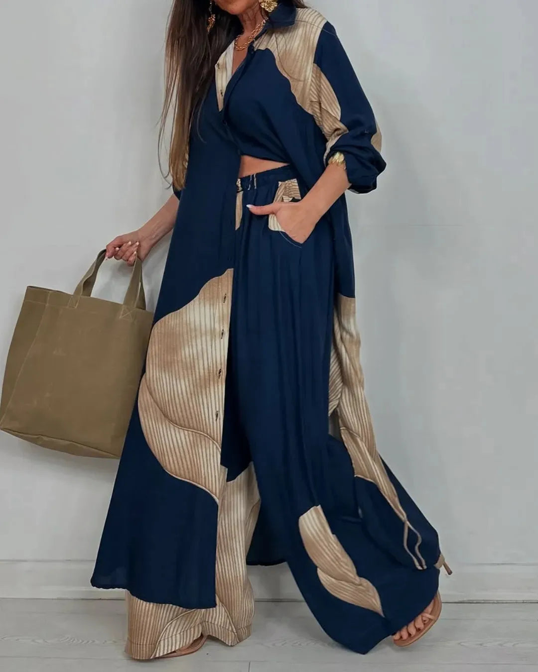 Kristen Long Sleeve Boho Matching Set