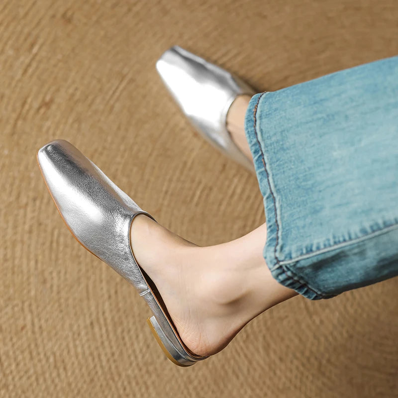 Marlowe Genuine Leather Flats