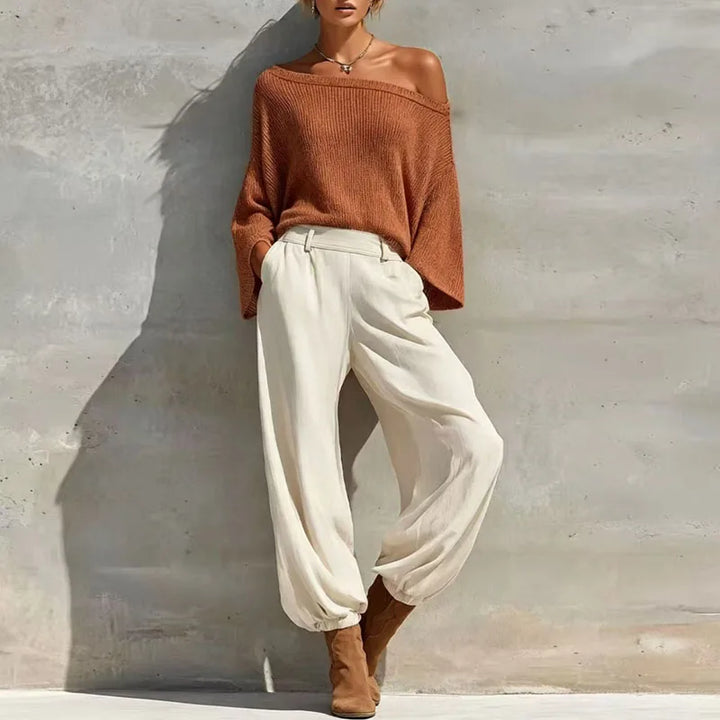 Maren Knit One Shoulder Set